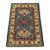 Kazak Rug 2’9” X 3’10” Blue Wool Tribal Hand-Knotted Oriental Carpet For Sale