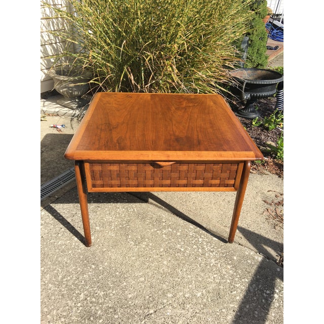 Lane Perception Walnut Side Table Chairish