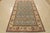 Tribal Kazak Rug 5’11” X 9’4” Blue Wool Tribal Hand-Knotted Oriental Carpet For Sale - Image 3 of 12