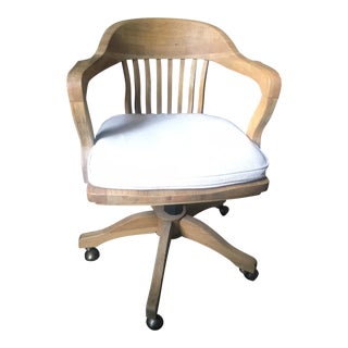 Restoration Hardware 1940s Banker's Chair For Sale