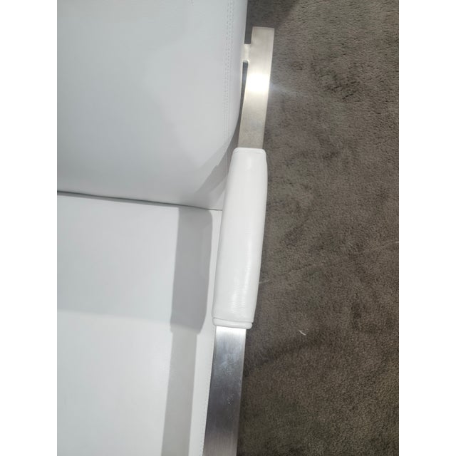White Thayer Coggin X Milo Baughman Lounge Chair For Sale - Image 8 of 10