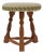 Mid-Century Danish Oak Tripod Stool, 1950s For Sale