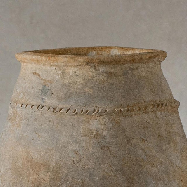 Large Moroccan Berber Clay Jar in Earthenware For Sale - Image 4 of 7