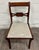 Late 20th Century Vintage Drexel Duncan Phyfe Regency Style Pierced Bow Back Dining Side Chair For Sale - Image 5 of 8