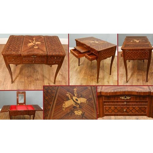 French Louis XVI Kingwood Desk For Sale - Image 11 of 12