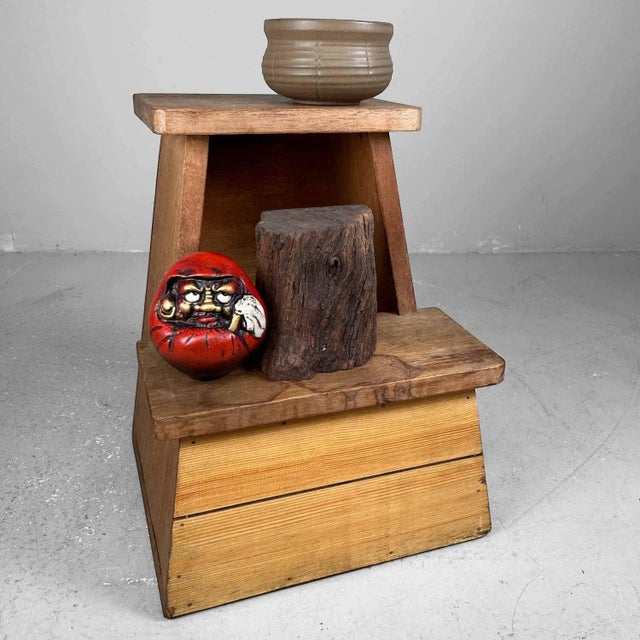 Fumidai 踏み台 (stood on to reach high objects), Japan, 1960s Dimensions: 43 cm high, 35 cm wide, 32 cm deep. These wooden...