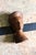 Brown Mid 20th Century Carved Wood Head Sculpture For Sale - Image 8 of 10