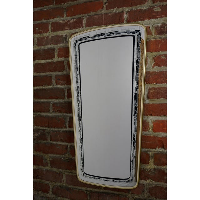 Mid-Century Free-Form Mirror, 1950s For Sale - Image 6 of 10