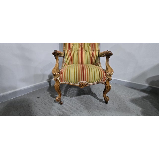 Regency Rosewood Library Armchair For Sale - Image 11 of 12