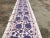 Blue Crochet Suzani Handmade Table Runner For Sale In Los Angeles - Image 6 of 8