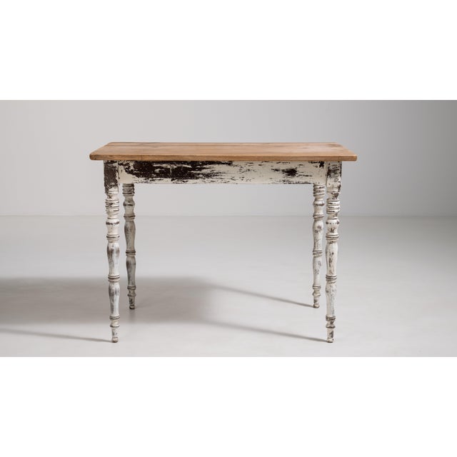 White French Table with Single Drawer For Sale - Image 8 of 16