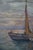 A large vintage original oil painting on board signed “R. G. Duncan” at the lower right, depicting two traditional...