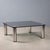 Gray Vintage Coffee Table in Chromed Metal and Glass, Italy, 1960s-1970s For Sale - Image 8 of 8