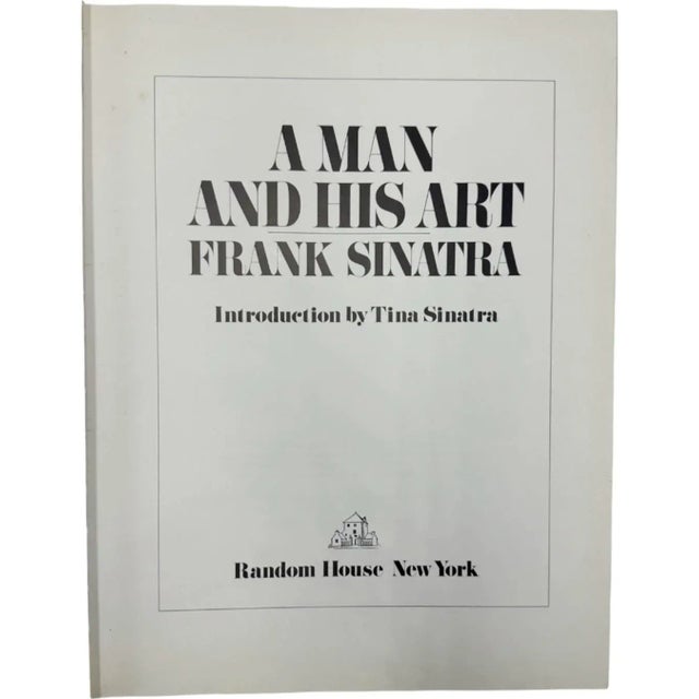 A Man and His Art by Frank Sinatra Book 1991 First Ed. Hardcover Art Collection For Sale - Image 10 of 12