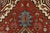 Red Serapi Rug 4’11” X 7’11” Red Wool Tribal Hand-Knotted Oriental Carpet For Sale - Image 8 of 12