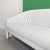 Shell Sofa in White Leather from Marac, 1980s For Sale - Image 6 of 13