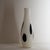 White and Black 2000's Art Glass Vase For Sale - Image 4 of 5