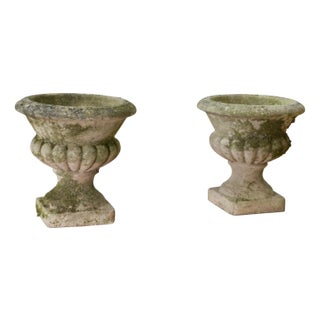 Medici Vases in Reconstituted Stone, 1950s, Set of 2 For Sale