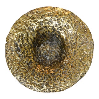 Brutalist Solid Bronze Center Piece, 1960s For Sale
