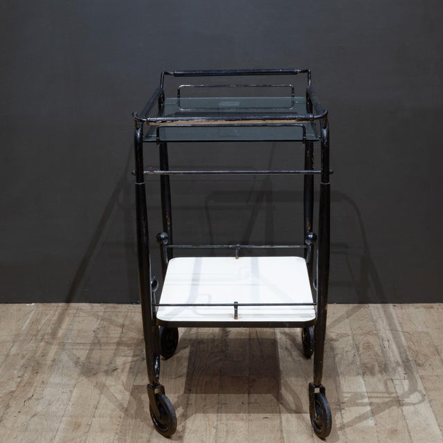 Mid-Century Rolling Bar Cart c.1950 For Sale In San Francisco - Image 6 of 8