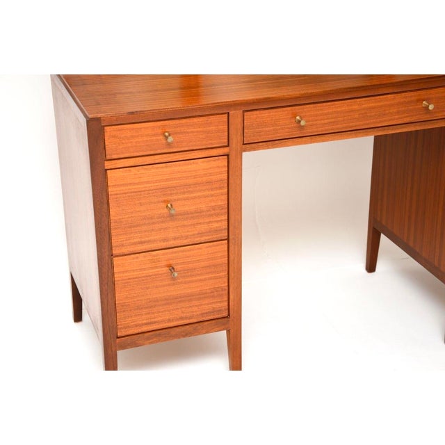 Brown Vintage Dressing Table from Loughborough, 1950s For Sale - Image 8 of 12