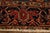 Red Vintage Heriz Hand Tied Persian Rug 90'" X 123" For Sale - Image 8 of 18