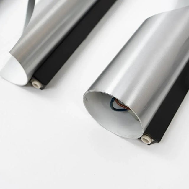 Fuga Wall Lamps by Maija Liisa Komulainen for RAAK Amsterdam, 1970s, Set of 6 For Sale - Image 9 of 12