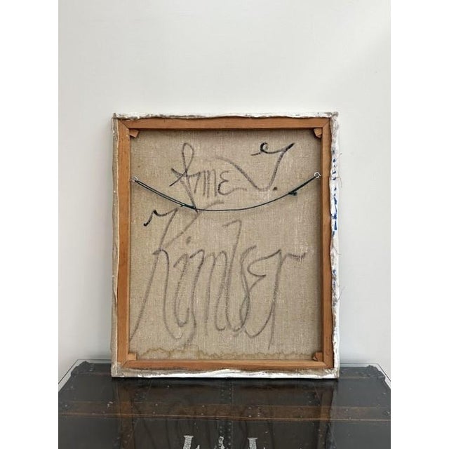 Mid-Century Modern Vintage Oil on Canvas, David Bowie For Sale - Image 3 of 5