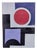Charlotte Möck, Abstract Composition, Acrylic on Jute Canvas For Sale