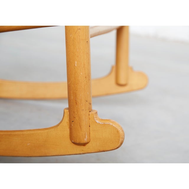 Vintage J16 Rocking Chair by Hans J. Wegner for FDB Møbler, 1960s For Sale - Image 6 of 17