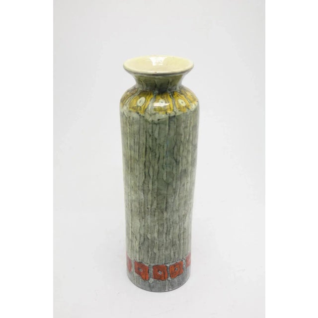 Mid-Century Modern Ceramic Vase by Illes, 1970's This piece has an attribution mark, I am sure that it is completely...