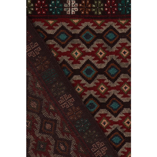 Textile Rug & Kilim’s Baluch Tribal Rug With Colorful Geometric Patterns For Sale - Image 7 of 7
