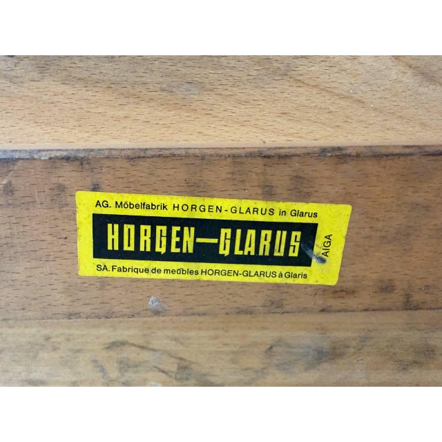Vintage Table by Horgen Glarus for the Swiss Barracks, 1950s For Sale - Image 10 of 11