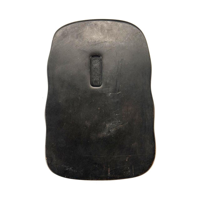 Black Carved Chinese Inkstone with Longevity Symbols and Marks For Sale - Image 8 of 9