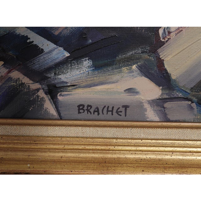 Brachet, La Grande Côte, 1992, Oil on Canvas For Sale - Image 6 of 11