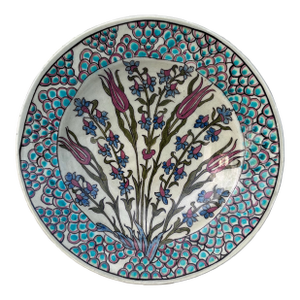 Art Deco French Iznik Platter Bowl Jean Jacques Lachenal