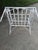 Metal Vintage Wrought Iron Side Lounge Patio Chair For Sale - Image 7 of 7