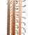 Vintage Tie Scarf Belt Necklaces Wall Mount Organizer Wood Brass 29 Hooks Adjustable For Sale - Image 4 of 8