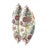 Mid-Century Modern Pair of 20'' Multi-Color Floral Pillows For Sale - Image 3 of 5
