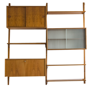 Mid-Century Modern Teak Wall Unit by Kurt Østervig, 1960