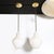 Pair of Mid-Century Hand-Blown Frosted Organic Murano Glass Pendant Chandeliers For Sale - Image 10 of 13