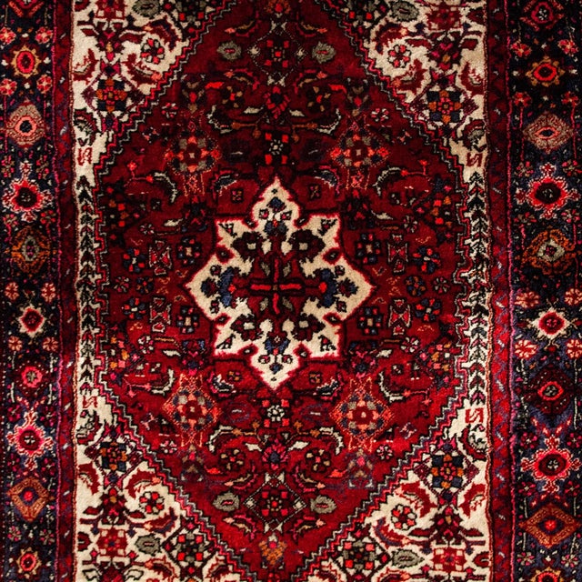 Vintage Hamadan Rug in Hand-Knotted Wool, 1970s For Sale - Image 6 of 8
