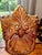 Pair of Vintage Mid-Century Hand-Carved Wooden Wall Shelves Features an Ornate, Deeply Detailed Scalloped Shell Design With a Rich, Warm Wood Finish. For Sale - Image 11 of 15