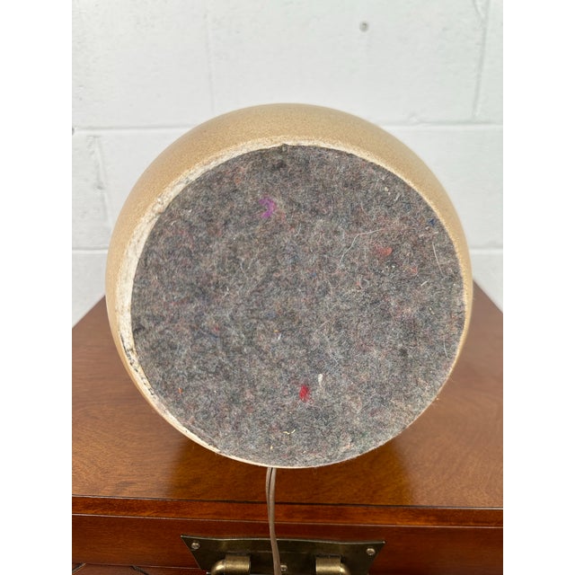 Tan Late 20th Century Elspeth Cohen for Lapid Pottery Israel Stoneware Abstract Lamp For Sale - Image 8 of 9
