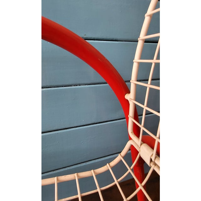 Wire Chairs from Meblo, Italy, 1970s, Set of 2 For Sale - Image 6 of 8