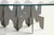Minimalist Sculptural Coffee Table in Metal and Glass, 1980s For Sale - Image 11 of 18