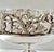 Vintage Silverplate Swan Pedestal Compote Bowl With Pierced Gallery Centerpiece For Sale - Image 9 of 10
