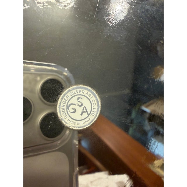 1990s "Harvard 1998" Engraved Round Tray For Sale - Image 5 of 5
