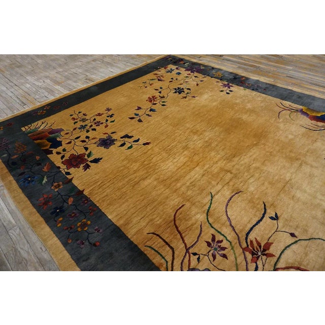 1920s Chinese Art Deco Carpet ( 9' x 11'6" - 274 x 351 ) For Sale - Image 10 of 12