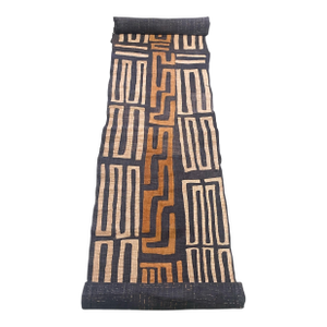 Vintage African Kuba Cloth Raffia /Textile Zaire 110"